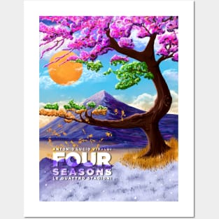 Four Seasons Remastered - Black Posters and Art